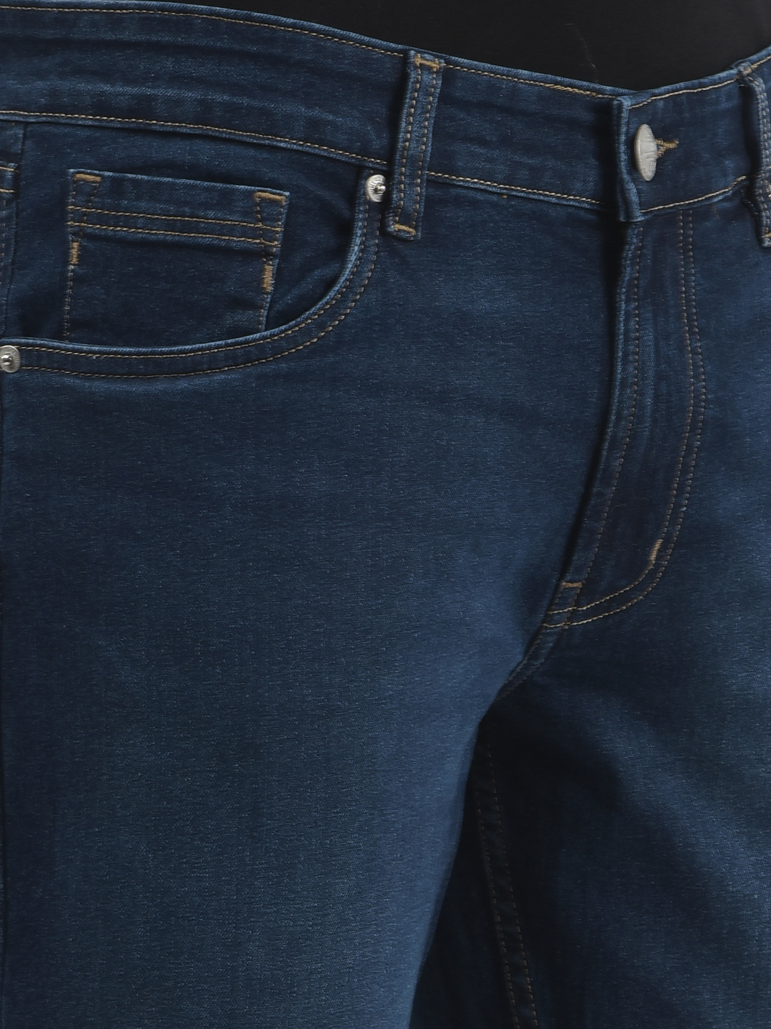Numero Uno Men Solid Dark Blue Jeans